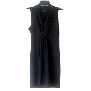 apostrophe Black Sleeveless v neck midi Dress